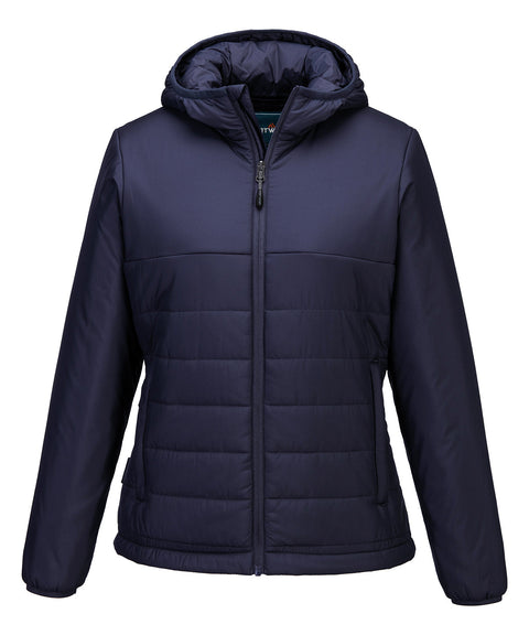 Women’s professional hooded insulated baffle jacket (S613)
