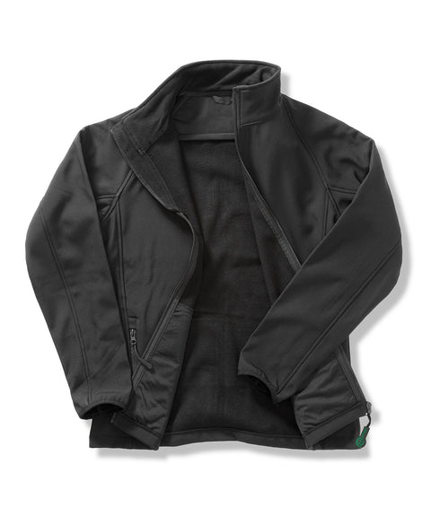Womens printable softshell with recycled fleece inner
