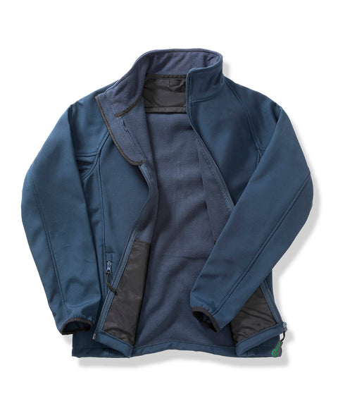 Womens printable softshell with recycled fleece inner