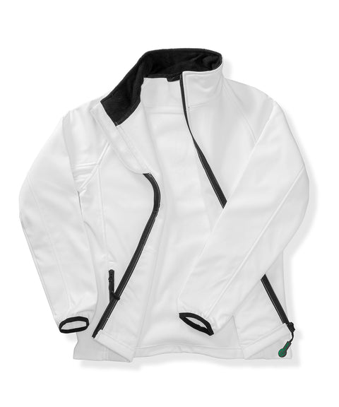 Womens printable softshell with recycled fleece inner