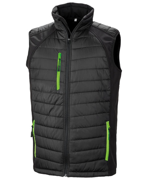 Compass padded softshell gilet 