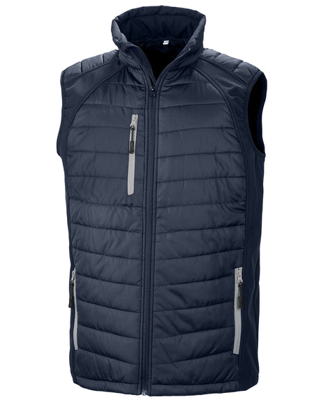 Compass padded softshell gilet 