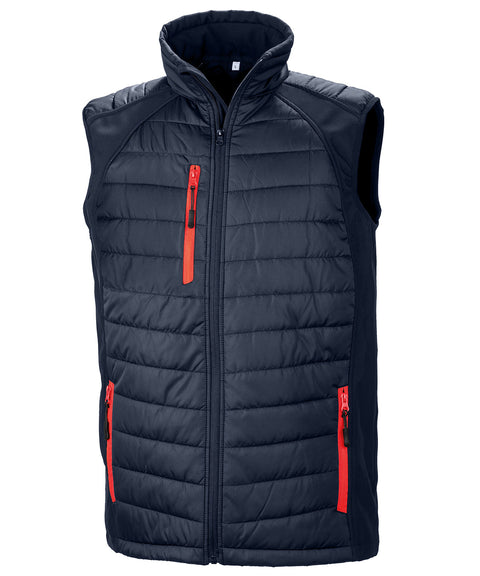 Compass padded softshell gilet 