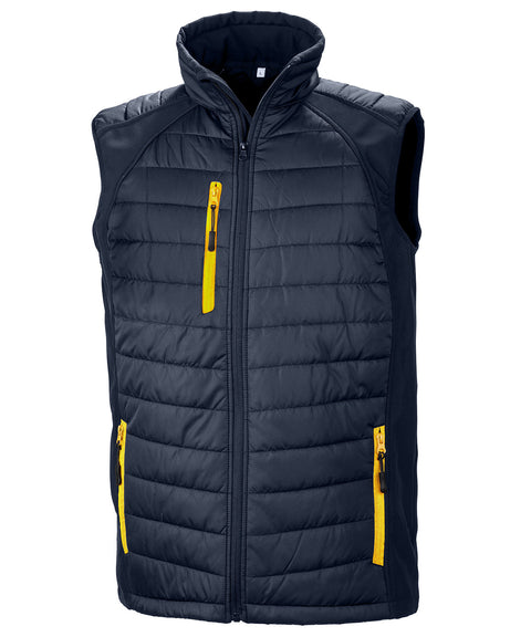 Compass padded softshell gilet 