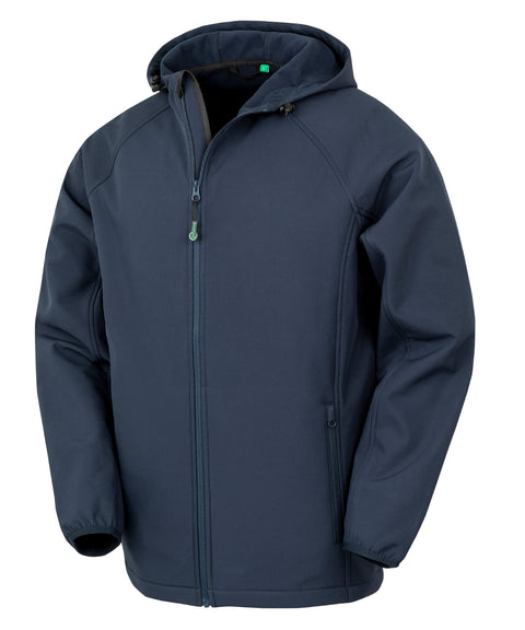 Recycled 3-layer printable hooded softshell