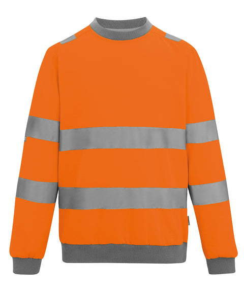 Hi-vis Pro contrast crew neck sweatshirt