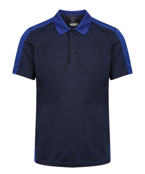 Contrast wicking polo