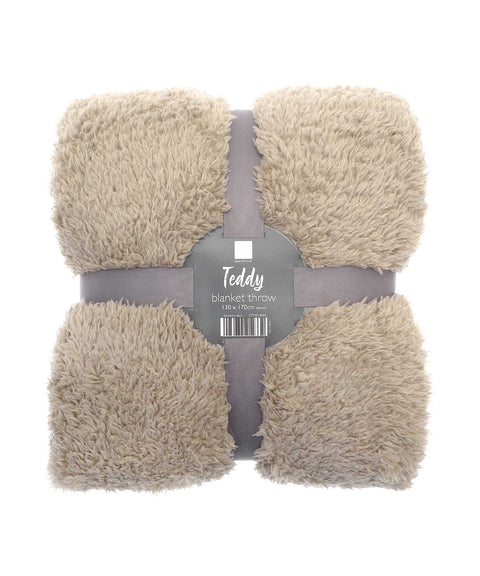 The Ribbon teddy bear fabric throw