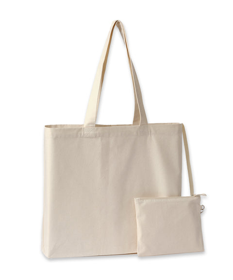 Cruise recycled tote with detachable purse