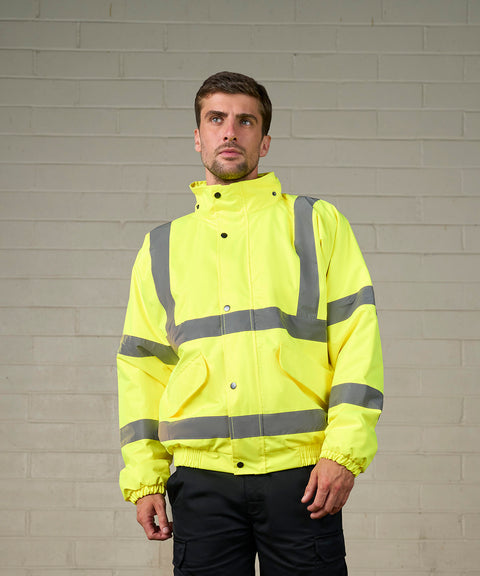 High visibility bomber jacket
