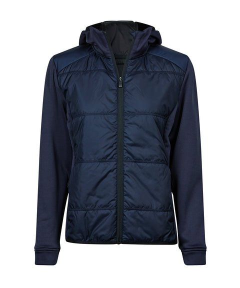 Women’s hybrid-stretch hooded jacket (9113)