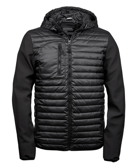 Hooded crossover jacket (9628)
