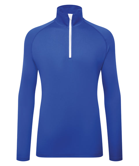 Men's TriDri® long sleeve performance ¼ zip top 