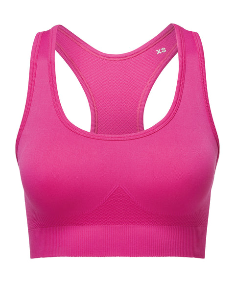 "Tridri® seamless "3D fit" multi-sport sculpt solid colour bra"