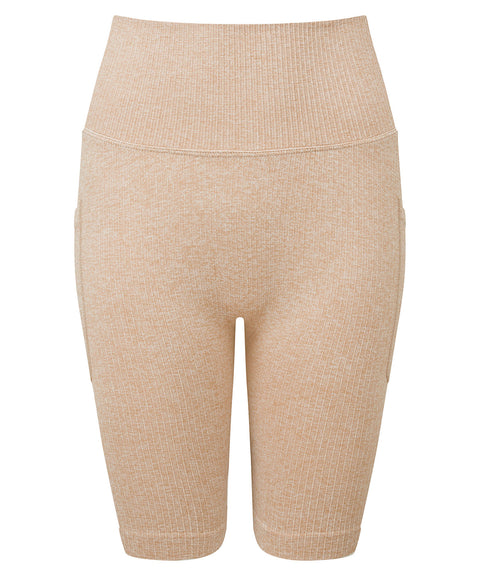 "Women's TriDri® ribbed seamless "3D fit" cycle shorts"