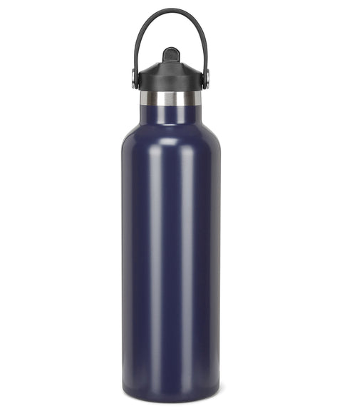 Tridri® vacuum sports water bottle with flip up straw