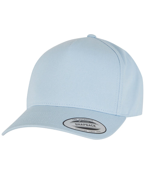 5-panel curved classic snapback (7707)