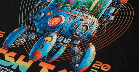 Standard 5 colour DTF print comparison