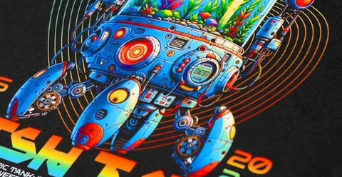 Vivid AF 9 colour DTF print comparison